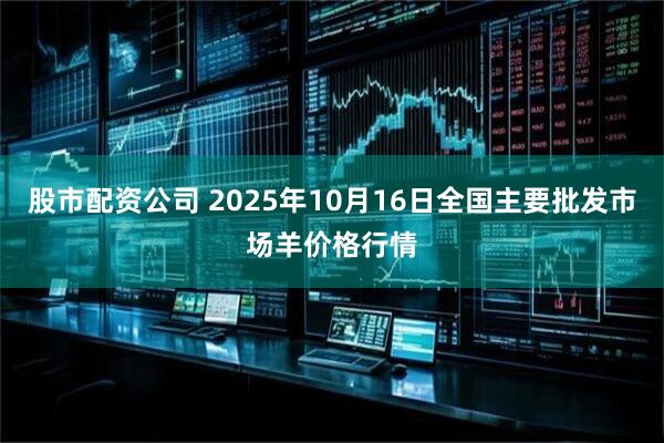 股市配资公司 2025年10月16日全国主要批发市场羊价格行情